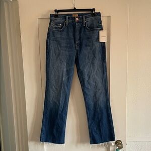 NWT Mother Denim - The Tripper Ankle Fray